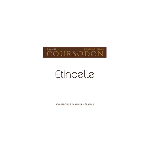 Domaine Coursodon Vin de France Blanc "Etincelle" 2023 750ml