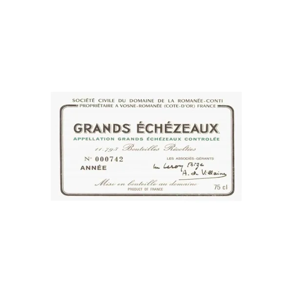 Domaine de la Romanée-Conti Grands Echézeaux Grand Cru 1988