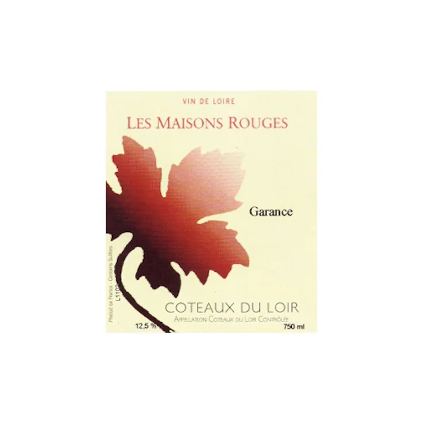 Domaine Les Maisons Rouges Coteaux du Loir Garance 2022 750ml