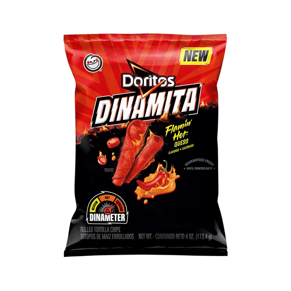 Doritos Dinamita Rolled Tortilla Chips Flamin Hot Queso