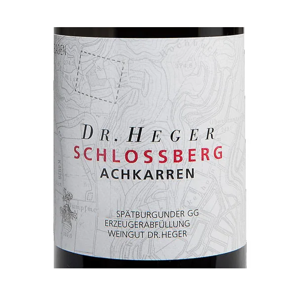 Dr. Heger Spätburgunder Schlossberg GG 2018