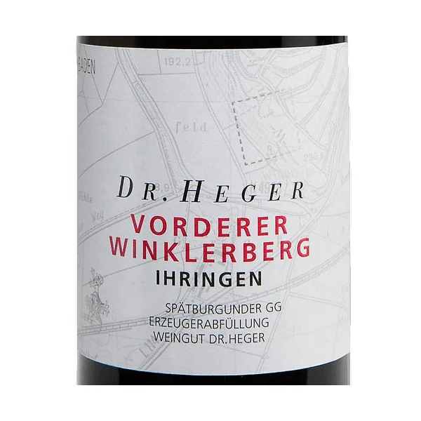 Dr. Heger Spätburgunder Vorderer Winklerberg GG 2018