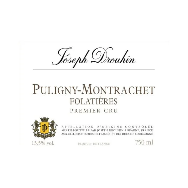 Drouhin/Joseph Puligny-Montrachet 1er cru Folatières 2019