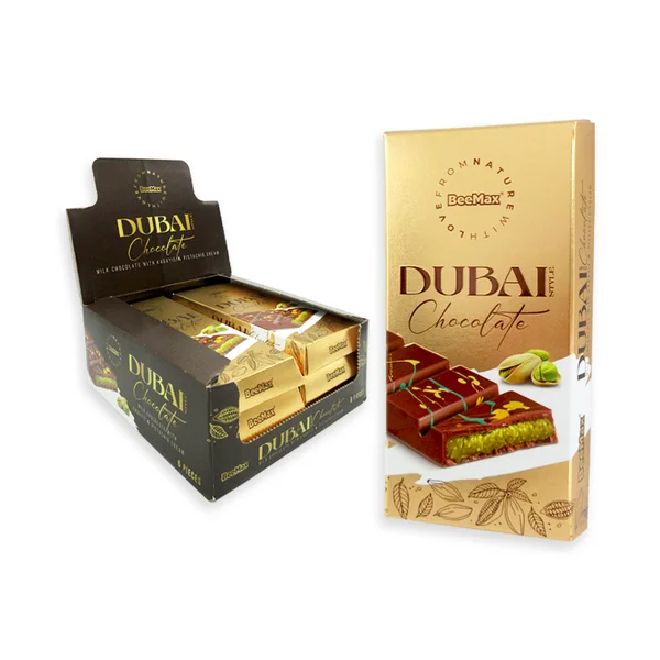 Dubai Chocolate Beemax • Milk Chocolate Bar