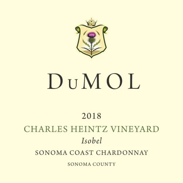 DuMol Chardonnay Russian River Valley Charles Heintz Vyd. Isobel 2018