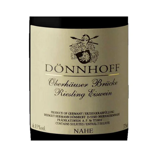 Dönnhoff Riesling Eiswein Oberhäuser Brücke Goldkapsel 2020 375ml