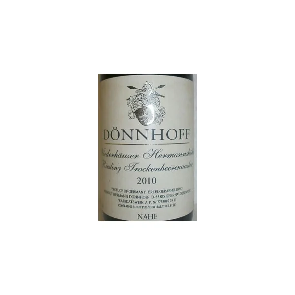 Dönnhoff Riesling TBA Niederhäuser Hermannshöhle #29 2010 375ml
