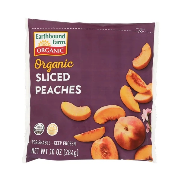 Earthbound Farms Frozen Peaches • Slices