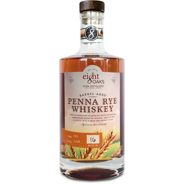 Eight Oaks Farm Distillery Penna Rye