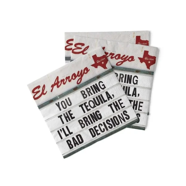 El Arroyo Cocktail Napkin • Bad Decisions