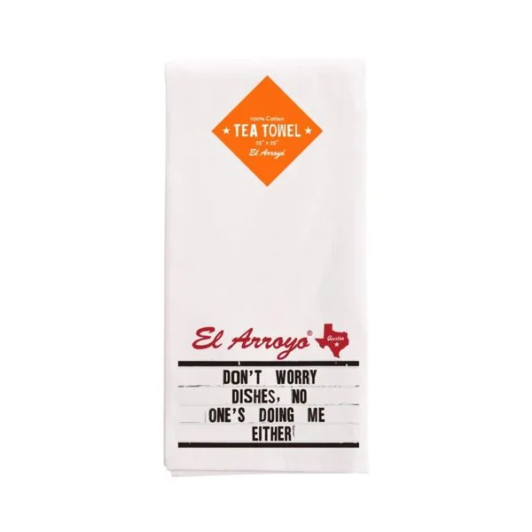 El Arroyo Towel • Don’t Worry Dishes Cotton