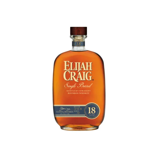 Elijah Craig Single Barrel Straight Bourbon Aged 18 YR