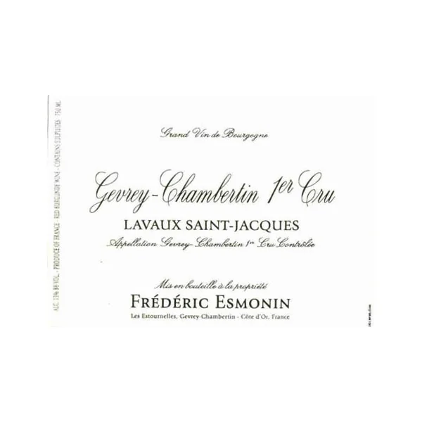 Esmonin/Frédéric Gevrey-Chambertin 1er cru Lavaux St.-Jacques 2019