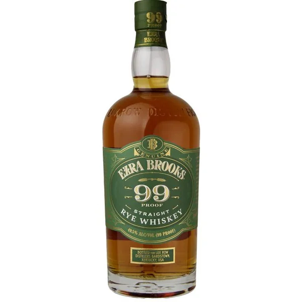 Ezra Brooks 99 proof Straight Rye Whiskey / 750mL