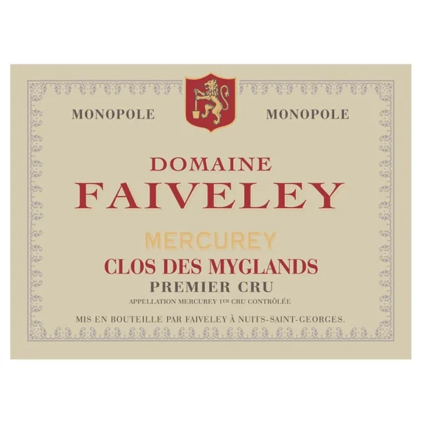 Faiveley Mercurey 1er cru Clos des Myglands 2018