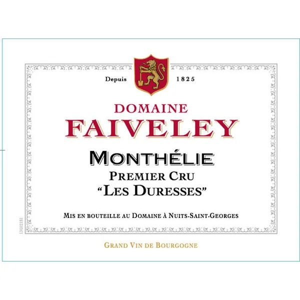 Faiveley Monthélie 1er cru Les Duresses 2017