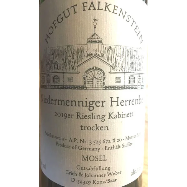 Falkenstein Riesling Kabinett Herrenberg "Mutter Anna" trocken #1 2019