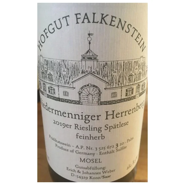 Falkenstein Riesling Spätlese Herrenberg "Palm" #3 feinherb 2019