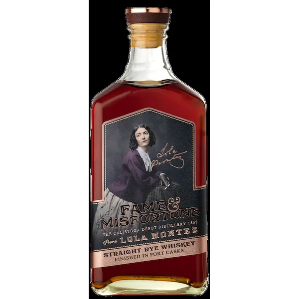 Fame & Misfortune Lola Montez Straight Rye Whiskey Port Cask Finish 750ml
