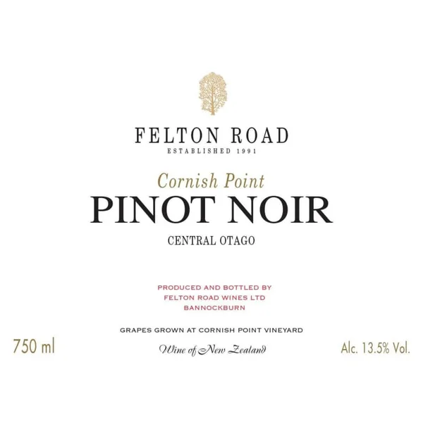 Felton Road Pinot Noir Central Otago Cornish Point 2019