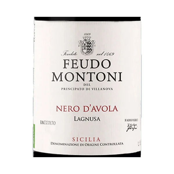 Feudo Montoni Nero d'Avola Sicilia Lagnusa 2019