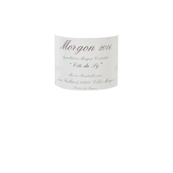 Foillard/Jean Morgon Côte du Py 2016