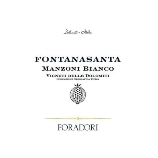 Foradori Manzoni Bianco Vigneti delle Dolomiti Fontanasanta 2021