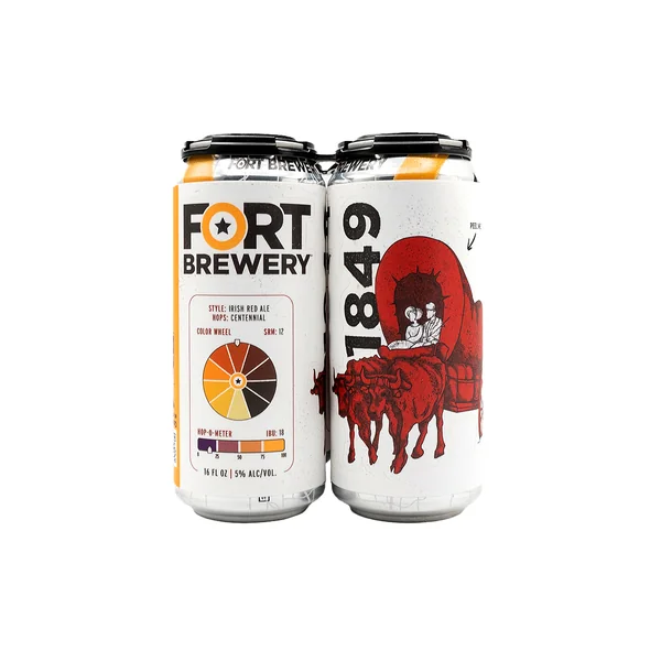 Fort Brewery 1849 Irish Red Ale • 16oz Cans