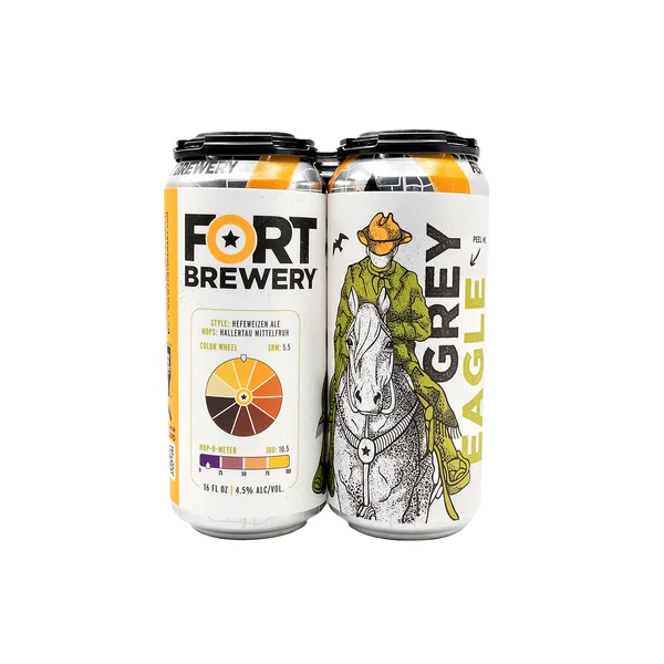 Fort Brewery Grey Eagle Hefeweizen • 16oz Cans