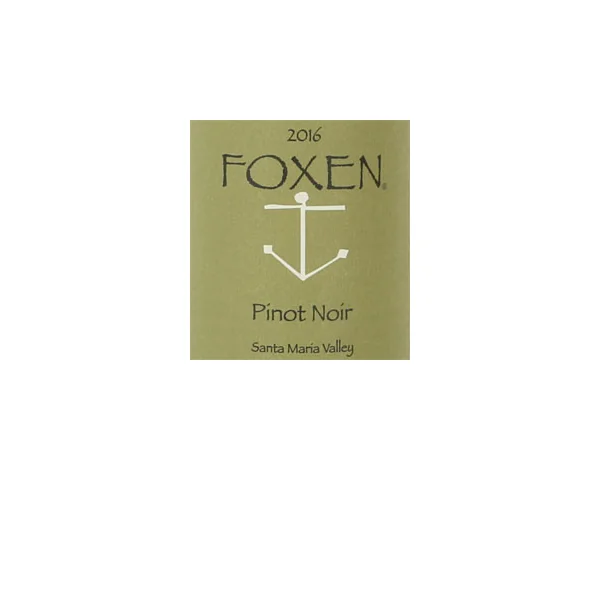 Foxen Pinot Noir Santa Maria Valley 2016