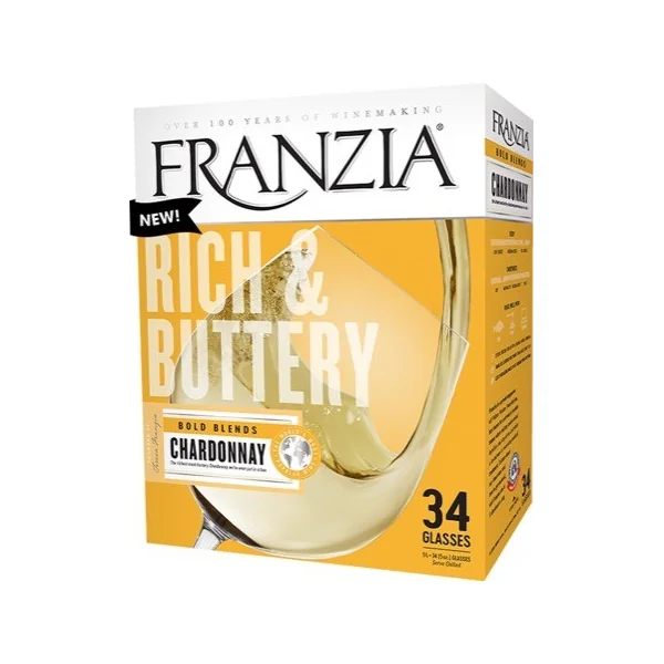 Franzia Chardonnay Rich & Buttery NV 3.0Ltr