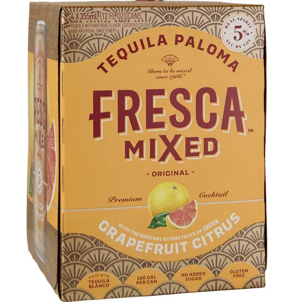 Fresca Mixed Tequila Paloma 4 Pack / 4-355mL