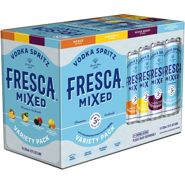 Fresca Mixed Vodka Spritz Variety Pack 8x355 mL Cans