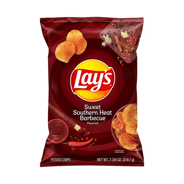 Frito Lay • Lays Sweet Southern Heat BBQ Potato Chips