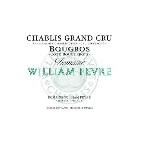 Fèvre Chablis Bougros Côte de Bouguerots 2016