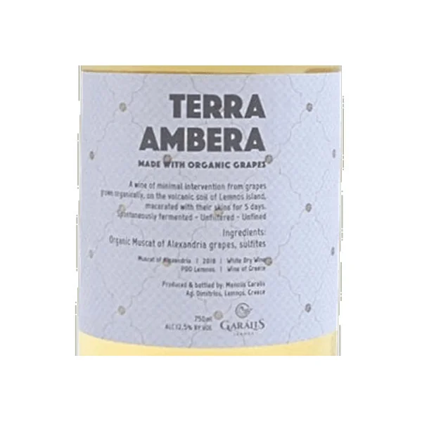 Garalis Terra Ambera Orange Wine 2021