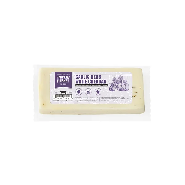 Garlic Herb White Cheddar S / S