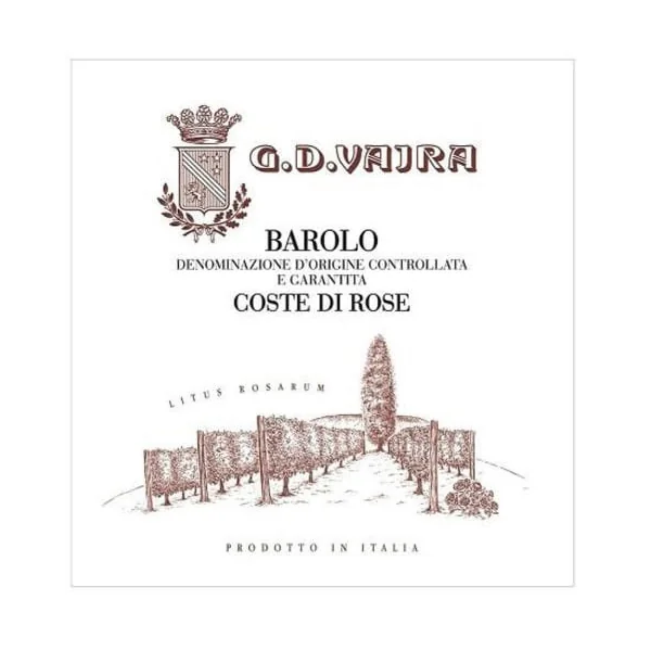G.D. Vajra Barolo Coste di Rose 2017
