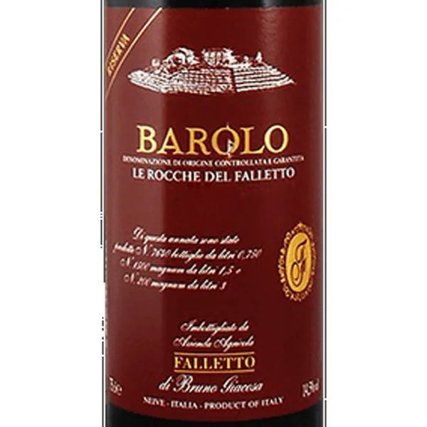 Giacosa/Bruno Barolo Rocche del Falletto Riserva 2012