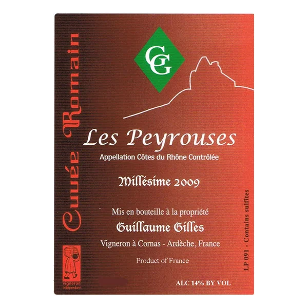 Gilles/Guillaume Côtes du Rhone Les Peyrouses 2019 1.5L