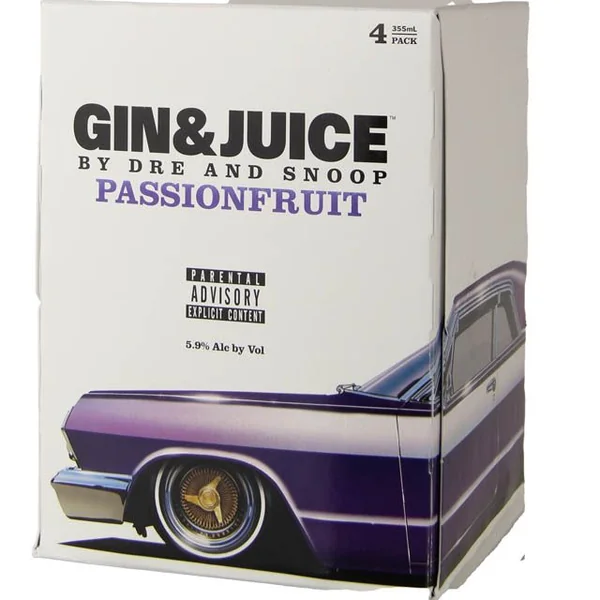 Gin & Juice Passionfruit 4Pk / 4-355mL