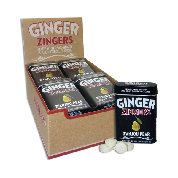 Ginger Zingers • Danjoy Pear In Tin