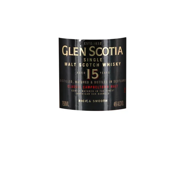 Glen Scotia 15 Year Old Single Malt Scotch Whisky