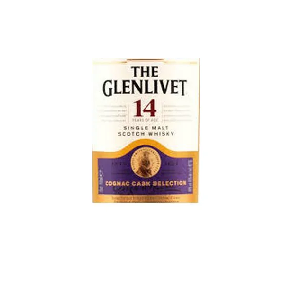 Glenlivet 14 Year Old Single Malt Scotch Whisky Cognac Cask