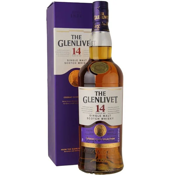Glenlivet 14yr Cognac Cask Selection Single Malt Scotch Whisky / 750ml