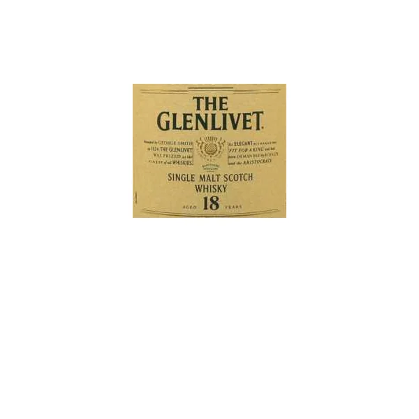 Glenlivet 18 Year Old Speyside Single Malt Scotch Whisky