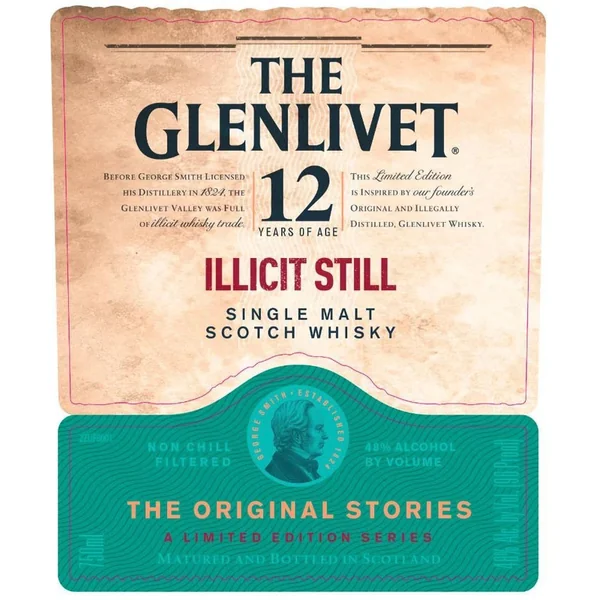 Glenlivet Single Malt Scotch Illicit Still 12 Year