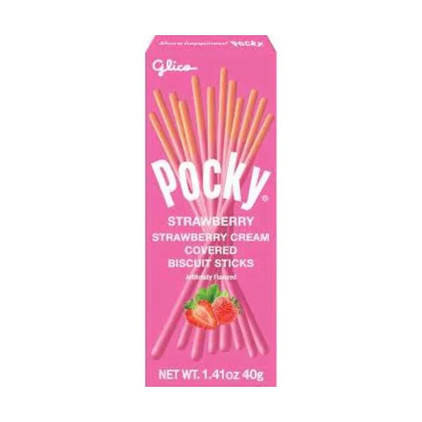 Glico Pocky Strawberry Covered Biscuit Sticks