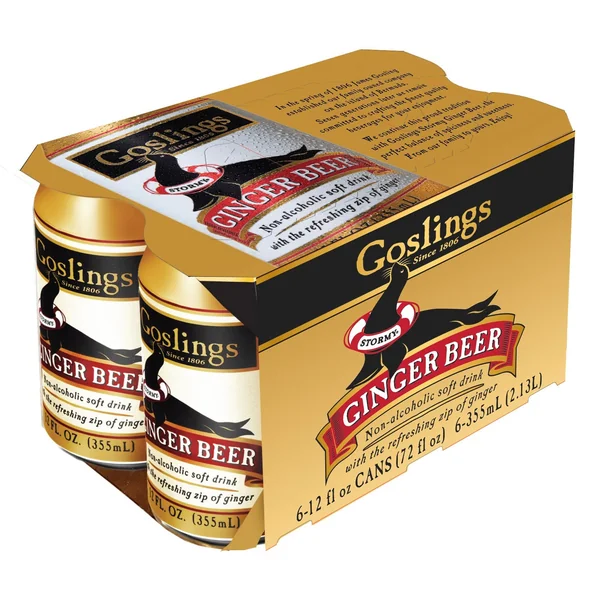 Goslings Ginger Beer Nonalcoholic 6x355 mL Cans