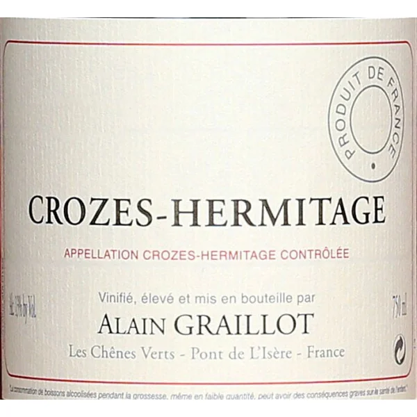 Graillot/Alain Crozes-Hermitage 2019